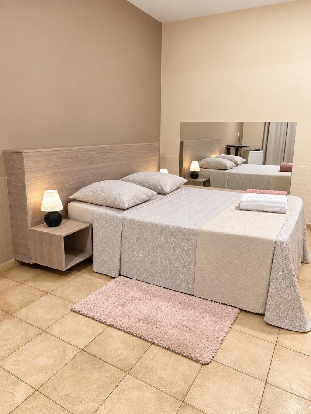 Quarto casal e solteiro da Villa Ravello Pousada